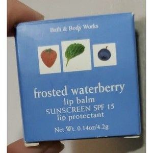 Bath & Body Works Frosted Waterberry Lip Balm (Discontinued  Item)